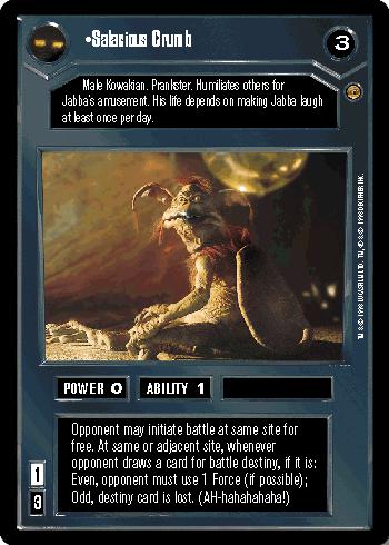 [Poor Condition] Salacious Crumb - Click Image to Close