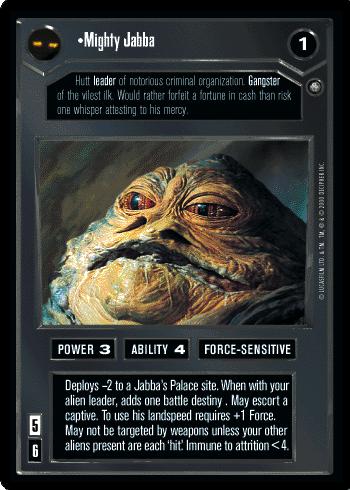 FOIL - Mighty Jabba - Click Image to Close