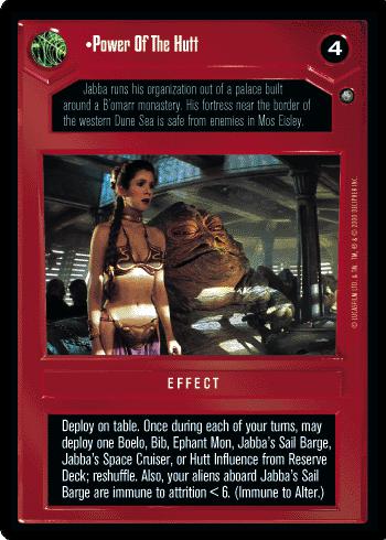 [Poor Condition] Power Of The Hutt - Click Image to Close