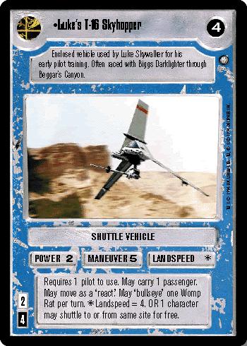 Luke's T-16 Skyhopper - Click Image to Close