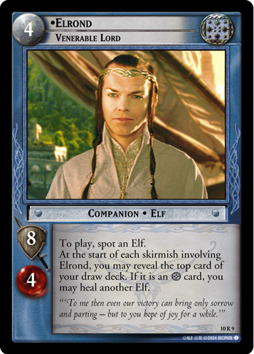 10R9 - Elrond, Venerable Lord - Click Image to Close