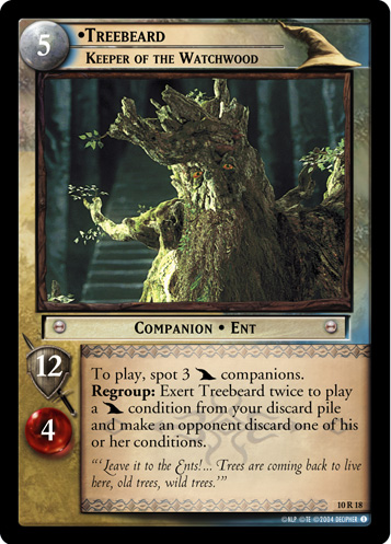 FOIL 10R18 - Treebeard, Keeper of the Watchwood - Click Image to Close