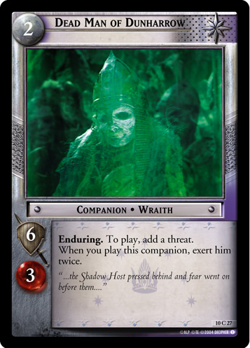 FOIL 10C27 - Dead Man of Dunharrow - Click Image to Close