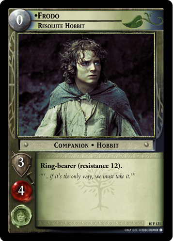 [Poor Condition] 10P121 - Frodo, Resolute Hobbit - Click Image to Close