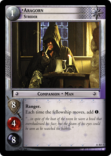 FOIL 11RF7 - Aragorn, Strider (F) - Click Image to Close