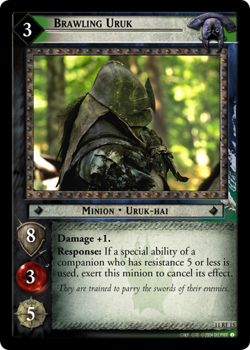 FOIL 11RF15 - Brawling Uruk (F) - Click Image to Close