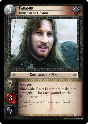 FOIL 12O2 - Faramir, Dunadan of Gondor (O) - Click Image to Close