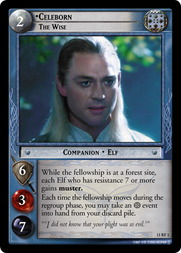 FOIL 13RF1 - Celeborn, The Wise (F) - Click Image to Close