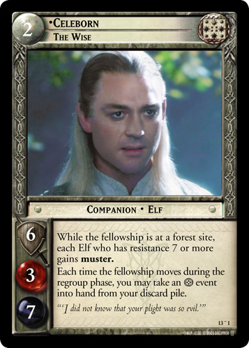 FOIL 13O1 - Celeborn, The Wise (O) - Click Image to Close