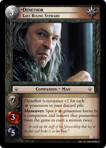 FOIL 13O7 - Denethor, Last Ruling Steward (O) - Click Image to Close