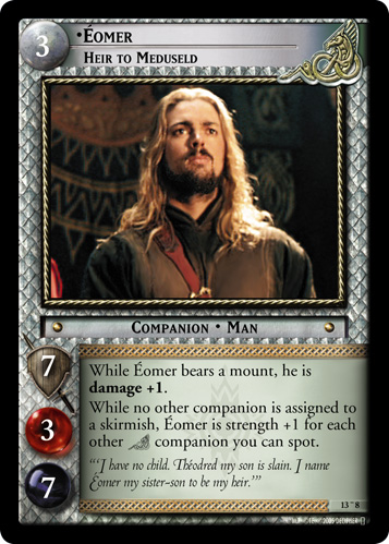 FOIL 13O8 - Eomer, Heir to Meduseld (O) - Click Image to Close