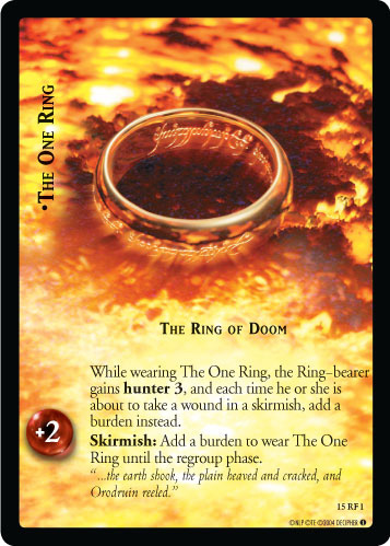 FOIL 15RF1 - The One Ring, The Ring of Doom (F) - Click Image to Close