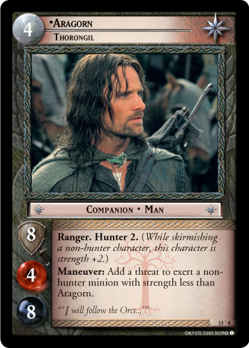 FOIL 15O4 - Aragorn, Thorongil (O) - Click Image to Close