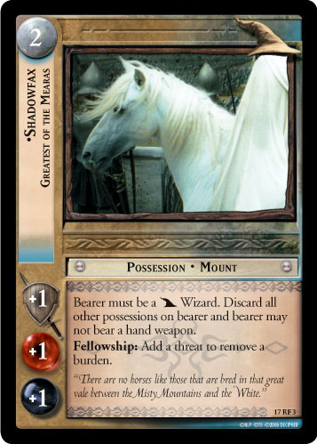 FOIL 17RF3 - Shadowfax, Greatest of the Mearas (F) - Click Image to Close