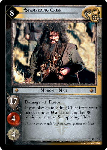 FOIL 17RF10 - Stampeding Chief (F) - Click Image to Close