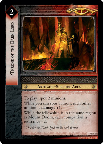 FOIL 17RF15 - Throne of the Dark Lord (F) - Click Image to Close
