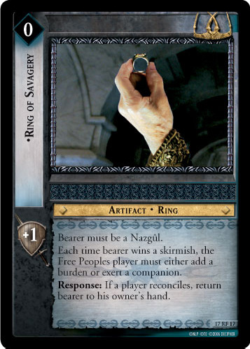 FOIL 17RF17 - Ring of Savagery (F) - Click Image to Close