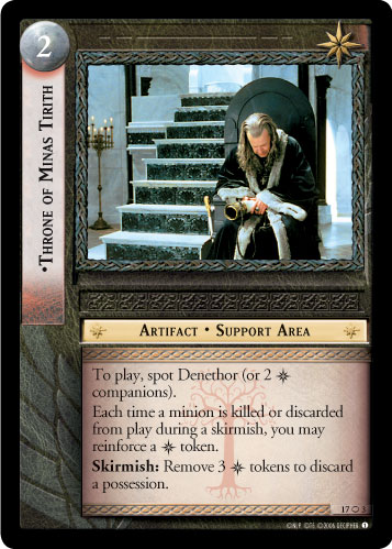 FOIL 17O3 - Throne of Minas Tirith (O) - Click Image to Close