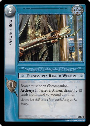 FOIL 18RF1 - Arwen's Bow (F) - Click Image to Close