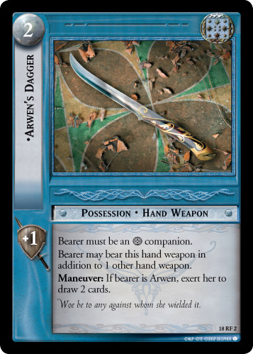 FOIL 18RF2 - Arwen's Dagger (F) - Click Image to Close