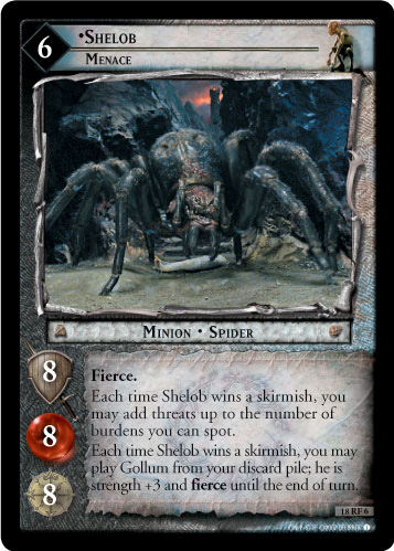 FOIL 18RF6 - Shelob, Menace (F) - Click Image to Close