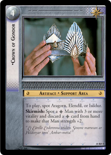 FOIL 18RF7 - Crown of Gondor (F) - Click Image to Close