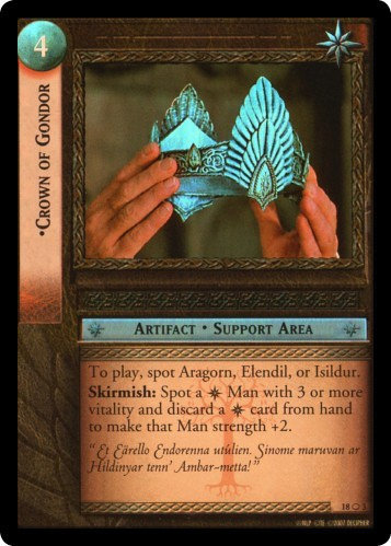 FOIL 18O3 - Crown of Gondor (O) - Click Image to Close