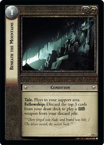 [Poor Condition] FOIL 2R1 - Beneath the Mountains - Click Image to Close