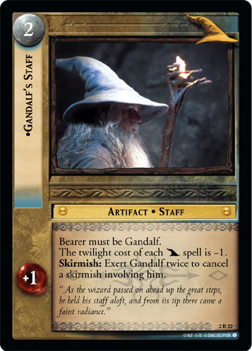 [Poor Condition] 2R22 - Gandalf's Staff - Click Image to Close