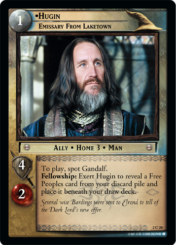 FOIL 2C24 - Hugin, Emissary from Laketown - Click Image to Close