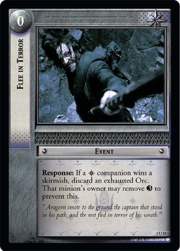 FOIL 2U33 - Flee in Terror - Click Image to Close