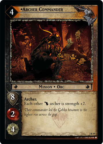 [Poor Condition] FOIL 2R49 - Archer Commander - Click Image to Close