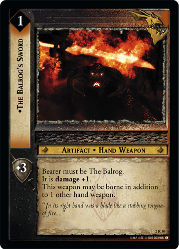 [Poor Condition] 2R50 - The Balrog's Sword - Click Image to Close