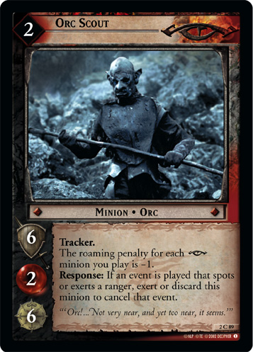 FOIL 2C89 - Orc Scout - Click Image to Close