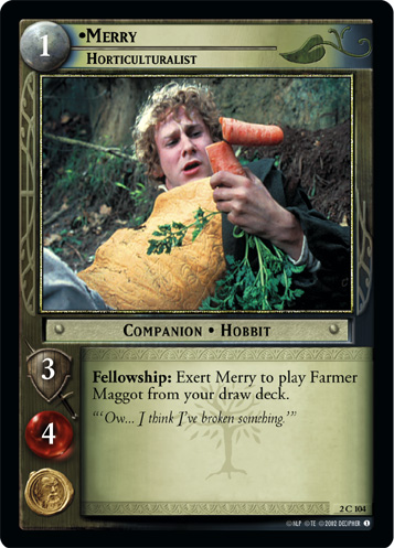 FOIL 2C104 - Merry, Horticulturalist - Click Image to Close