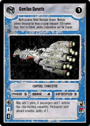 [Poor Condition] Corellian Corvette - Click Image to Close