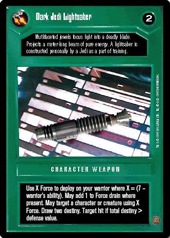 [Poor Condition] Dark Jedi Lightsaber - Click Image to Close