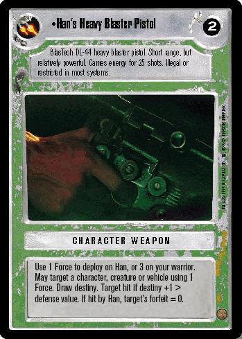 Han's Heavy Blaster Pistol - Click Image to Close