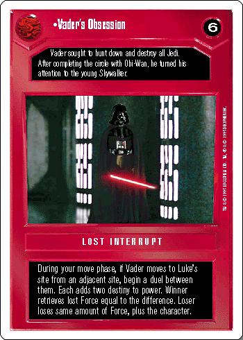 [Poor Condition] Vader's Obsession (WB) - Click Image to Close