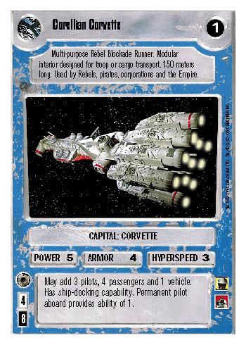 WB - Corellian Corvette - Click Image to Close