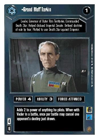 [Poor Condition] WB - Grand Moff Tarkin - Click Image to Close