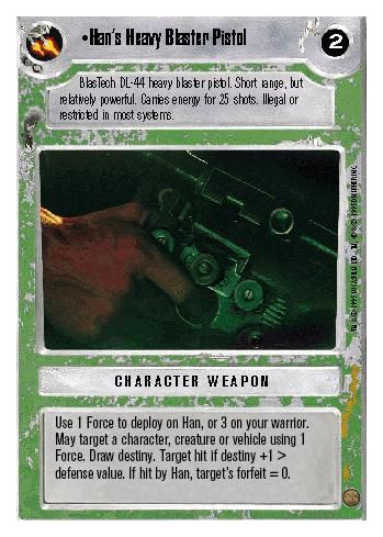 WB - Han's Heavy Blaster Pistol - Click Image to Close