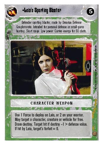 WB - Leia's Sporting Blaster - Click Image to Close