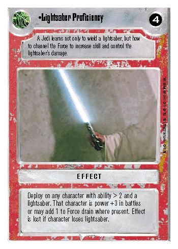 WB - Lightsaber Proficiency - Click Image to Close