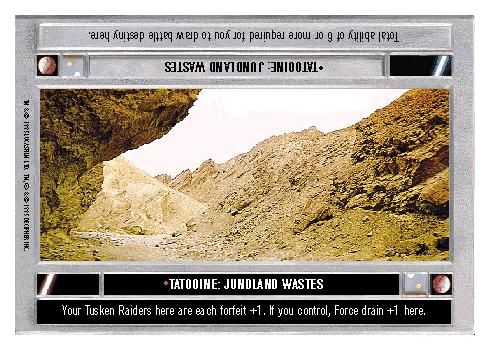 WB - Tatooine: Jundland Wastes - Click Image to Close