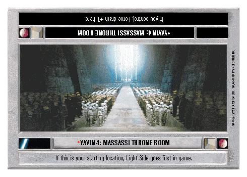 WB - Yavin 4: Massassi Throne Room - Click Image to Close