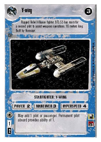 WB - Y-wing - Click Image to Close