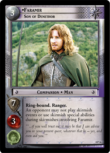 0P16 - Faramir, Son of Denethor (P) - Click Image to Close