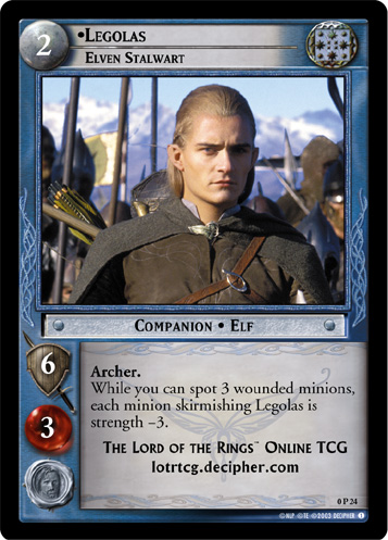 0P24 - Legolas, Elven Stalwart - Click Image to Close