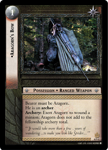 0P41 - Aragorn's Bow (P) - Click Image to Close